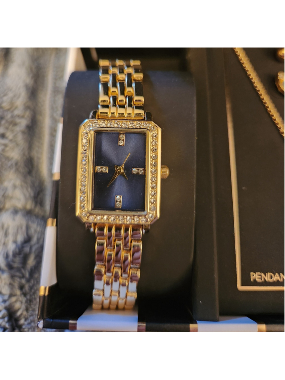 Jessica Carlyle Quartz Gold-Tone Alloy Watch 20mm Gift Set - Picture 4 of 5